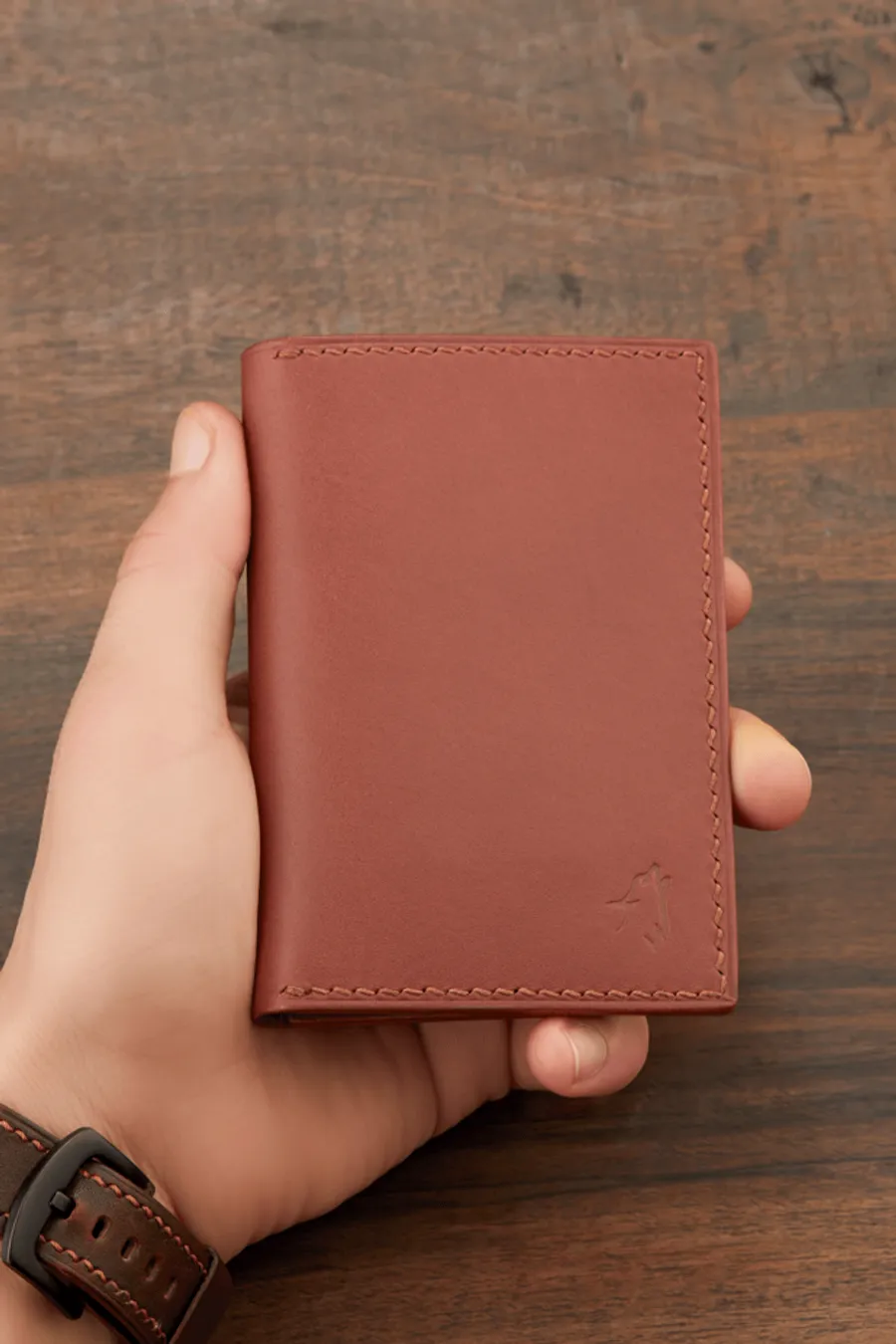 Nero Bi Fold Dikey Deri Kartlık