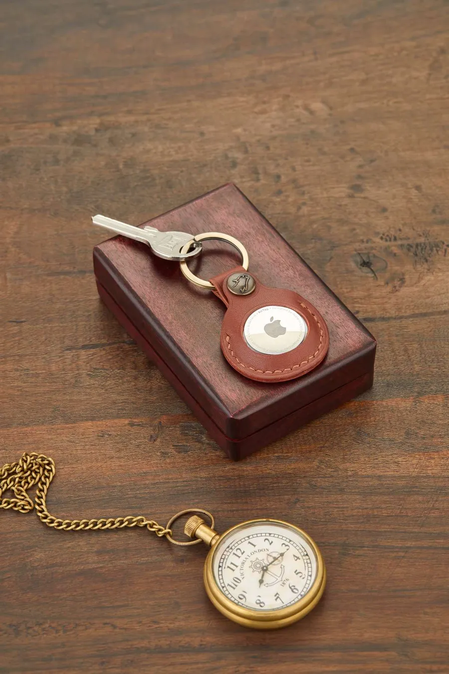 Monte Deri AirTag Kılıfı