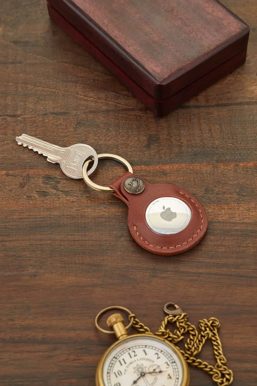 Monte Deri AirTag Kılıfı