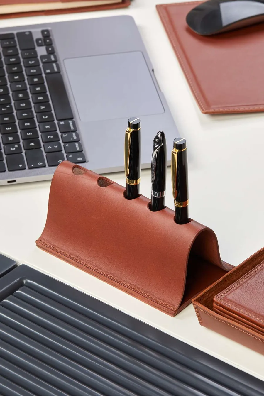 Monte Deri Masa Üstü Kalemlik 5'li