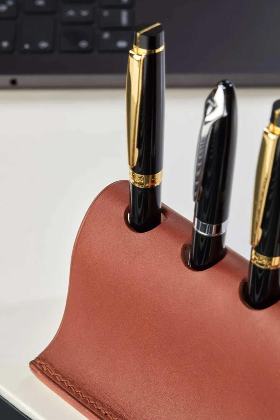 Monte Deri Masa Üstü Kalemlik 5'li