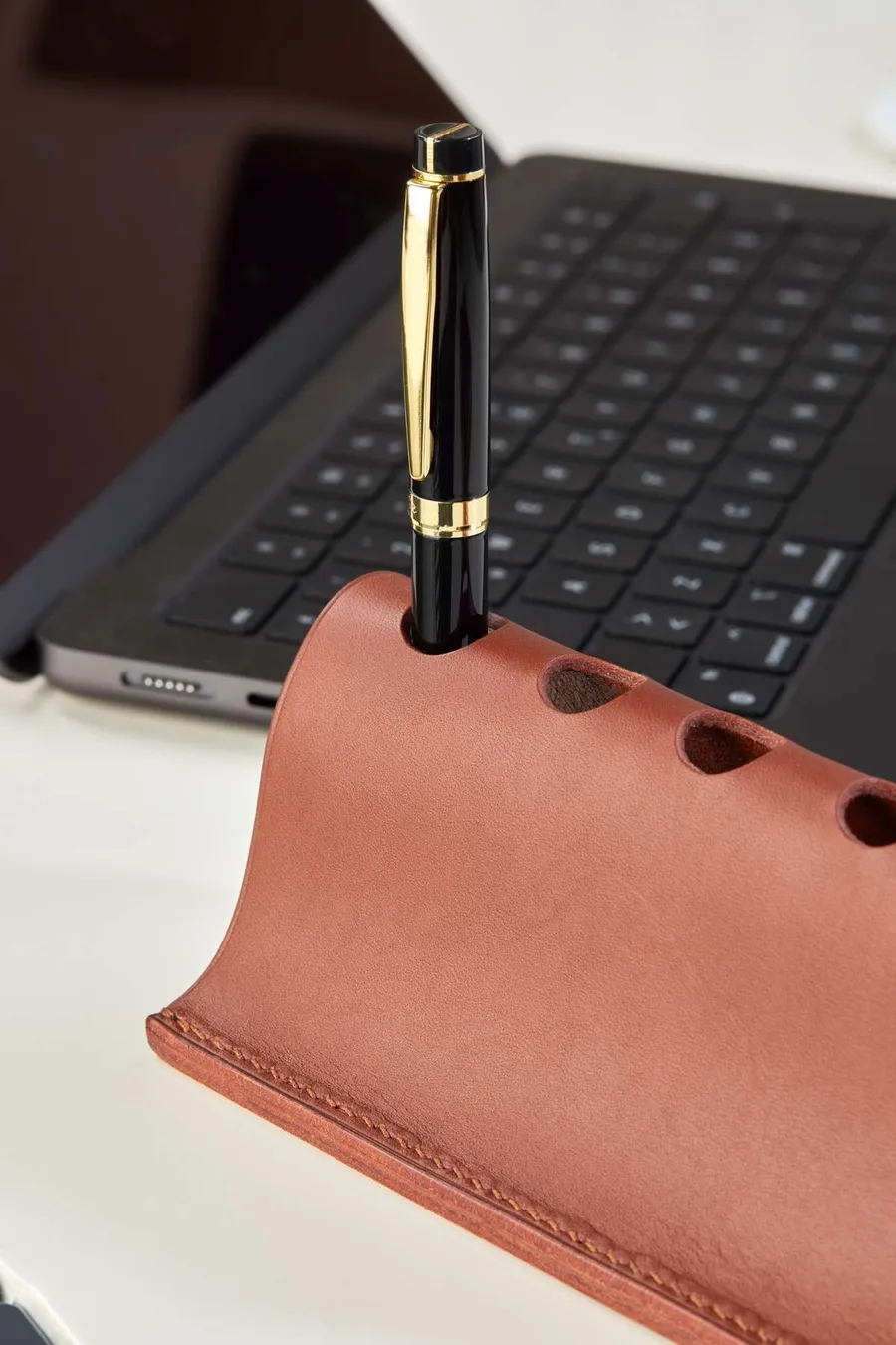 Monte Deri Masa Üstü Kalemlik 5'li