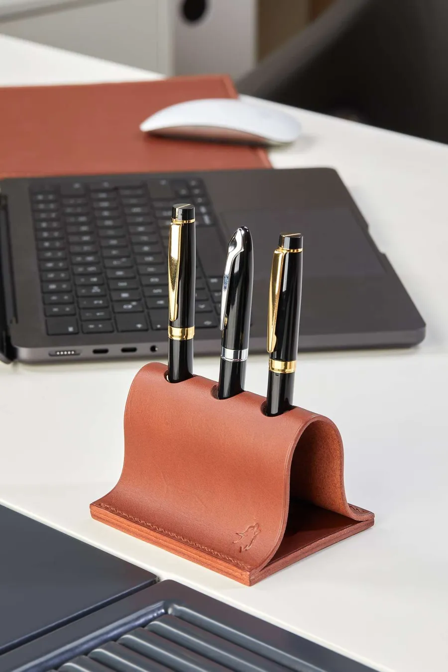 Monte Deri Masa Üstü Kalemlik 3’lü