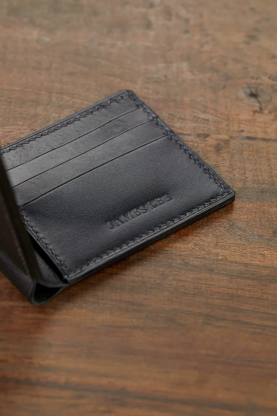 Monte Klasik Yatay Bi-Fold Deri Cüzdan