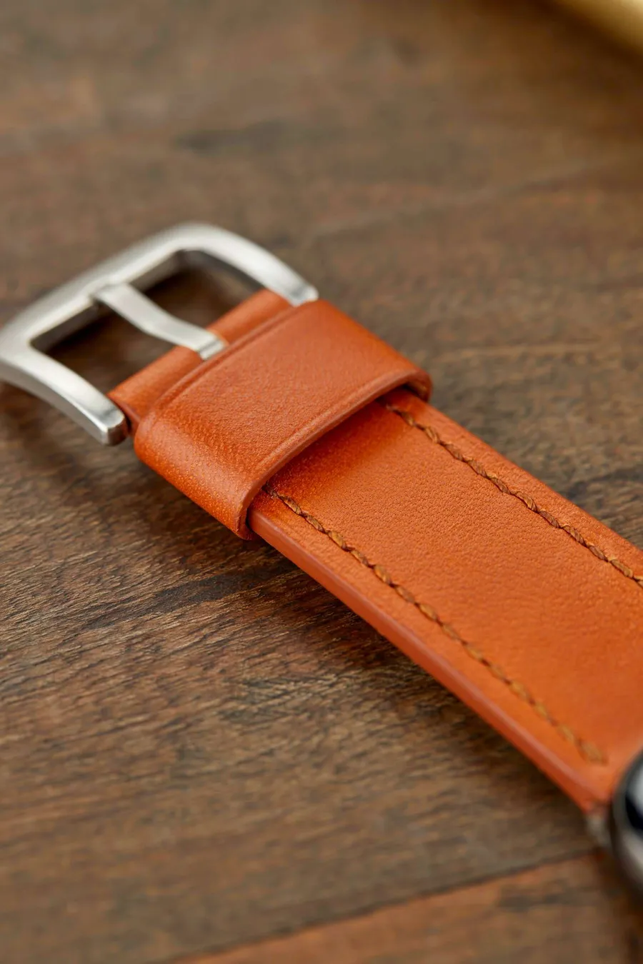 Monte Çift Kat Deri Dikişli Apple Watch Kordonu