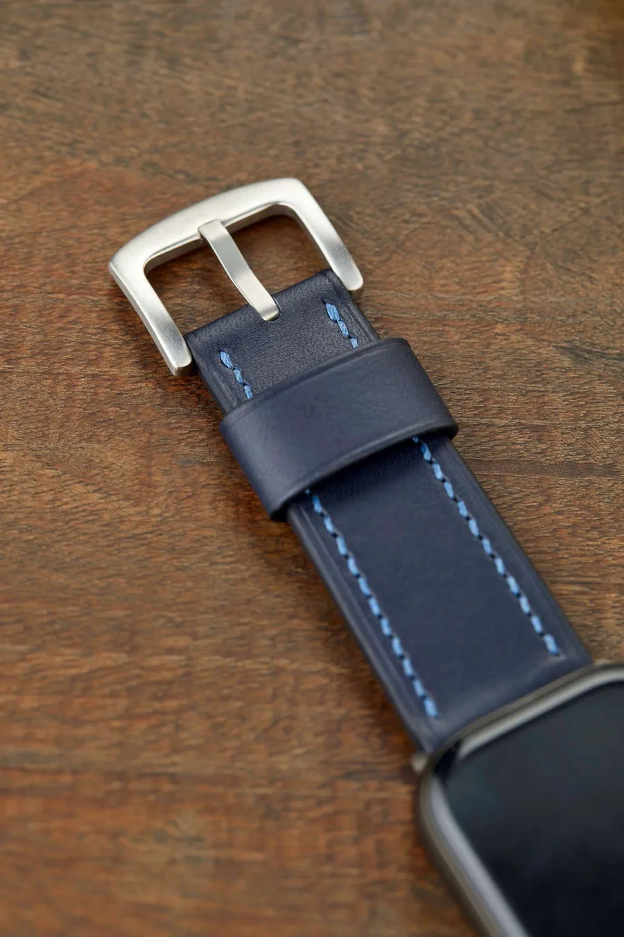 Monte Çift Kat Deri Dikişli Apple Watch Kordonu