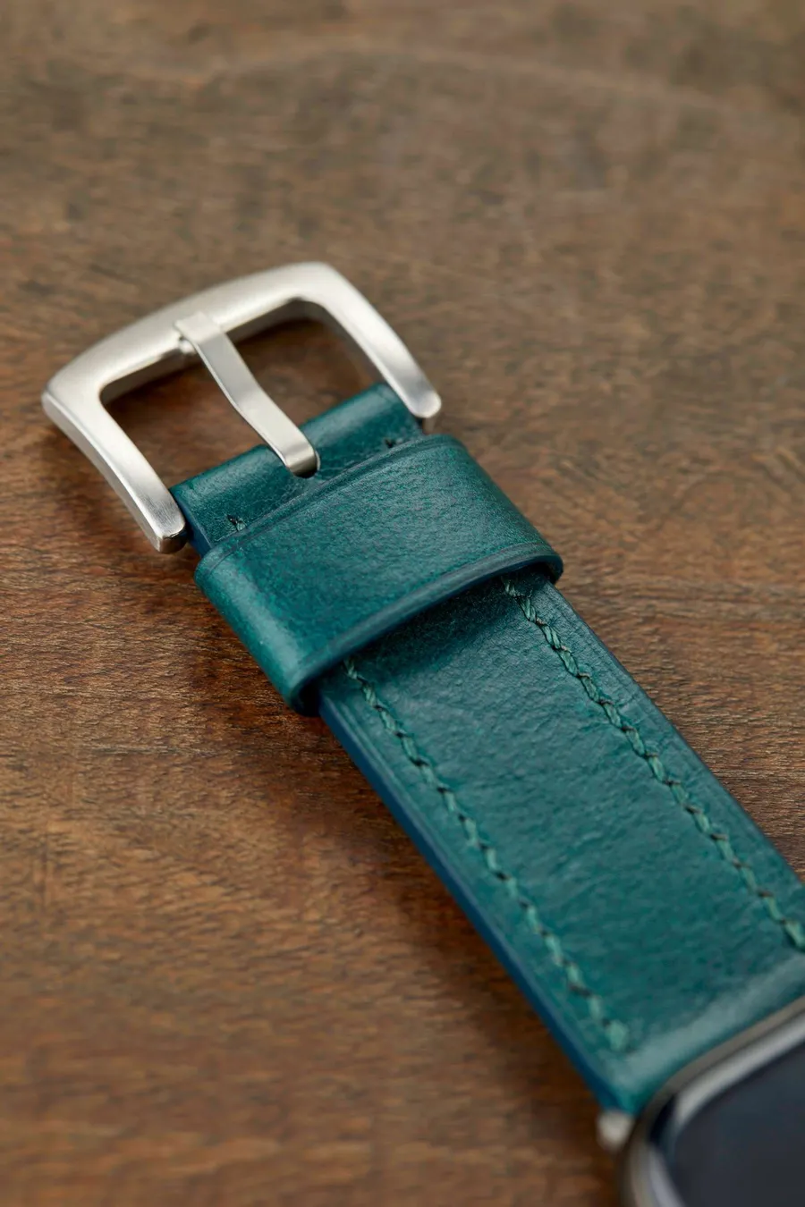 Monte Çift Kat Deri Dikişli Apple Watch Kordonu