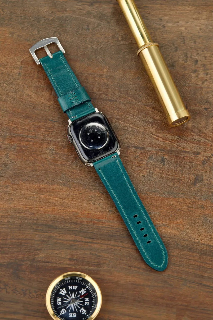 Monte Çift Kat Deri Dikişli Apple Watch Kordonu