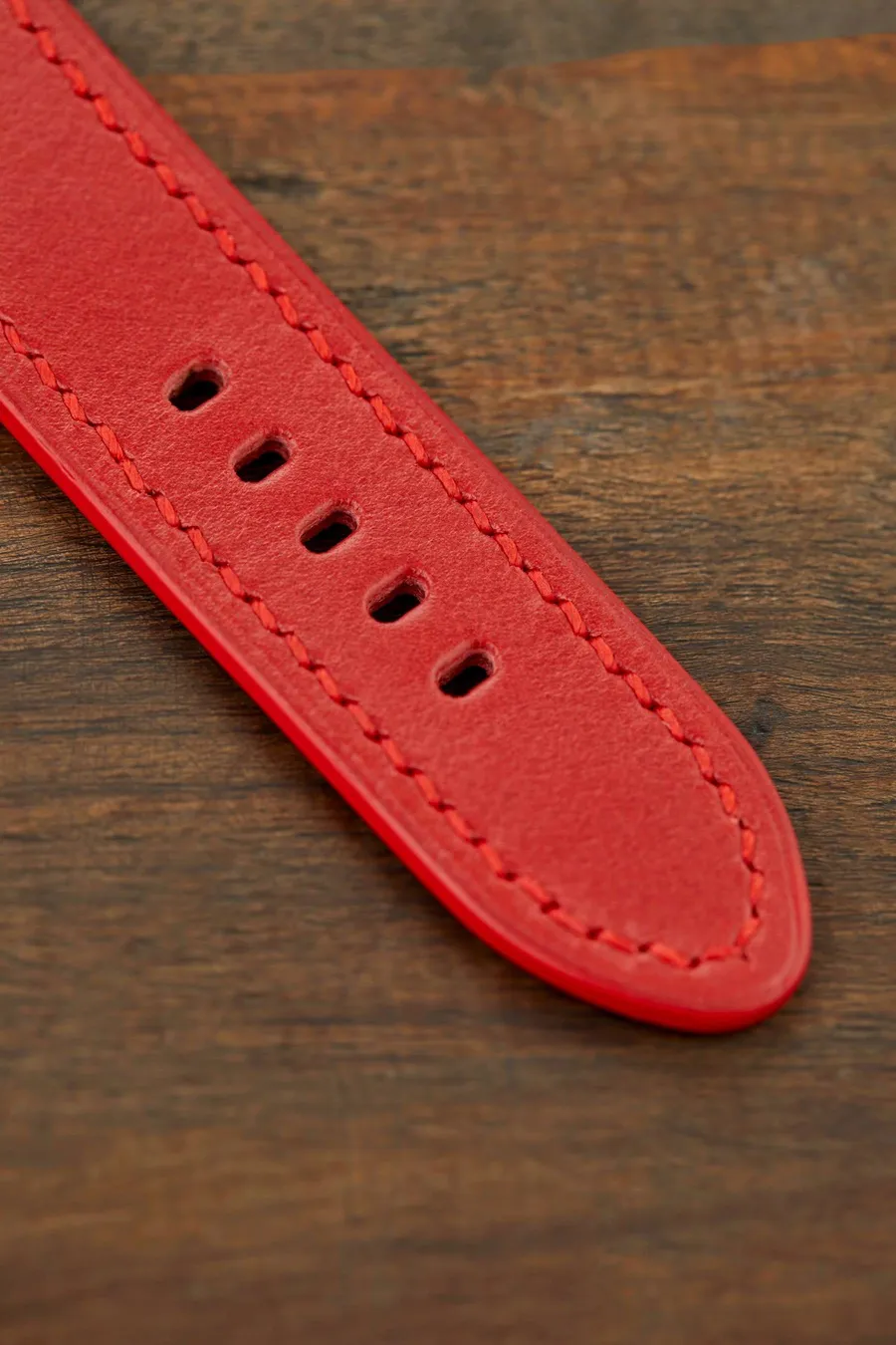 Monte Çift Kat Deri Dikişli Apple Watch Kordonu