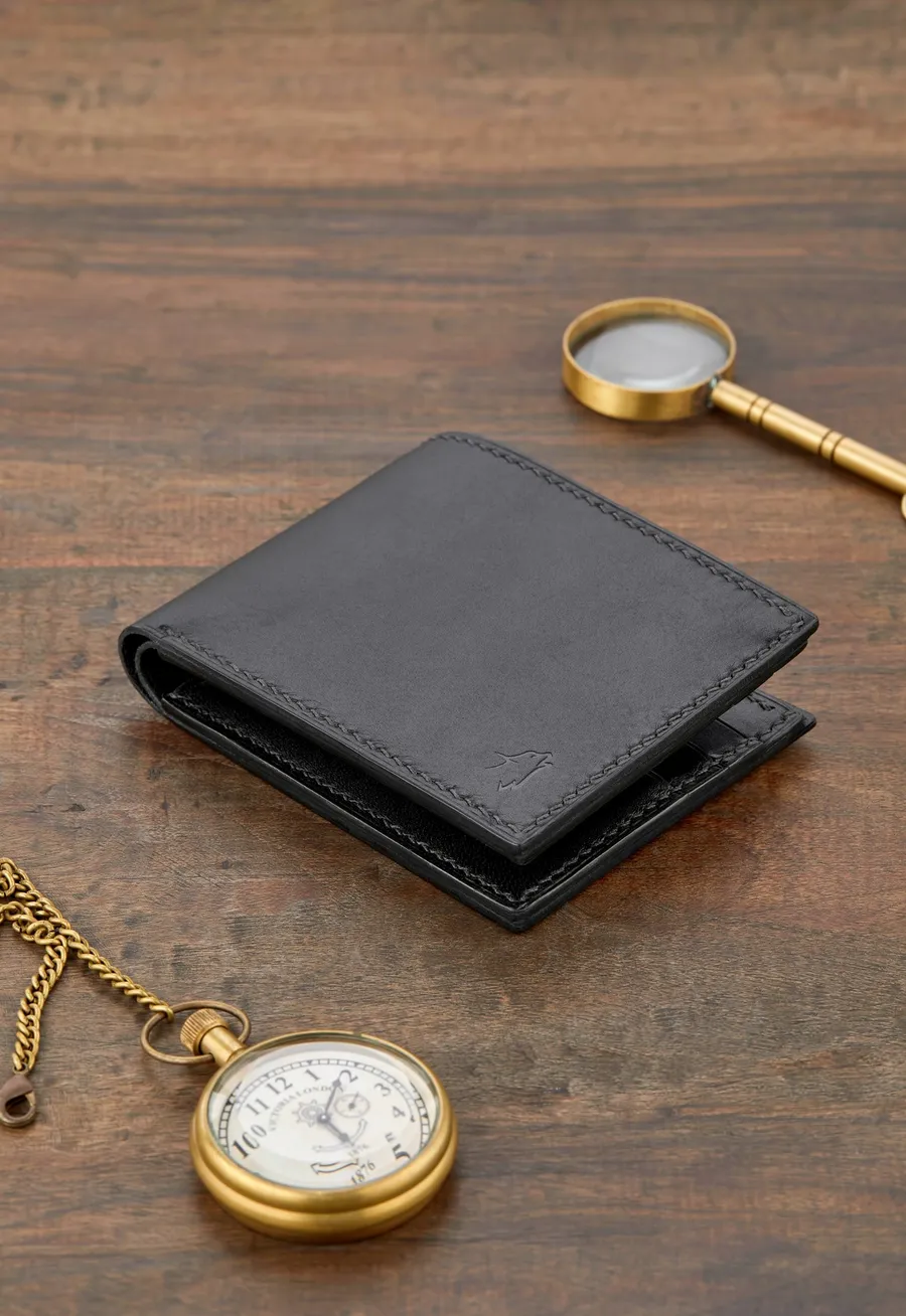 Monte Klasik Yatay Bi-Fold Deri Cüzdan