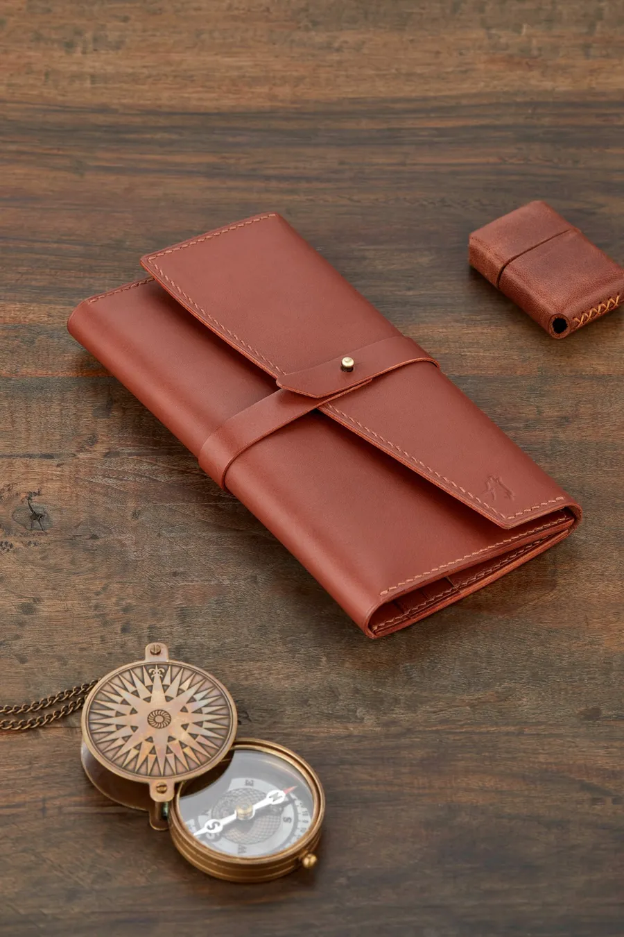 Magnus Kayışlı Deri Cüzdan