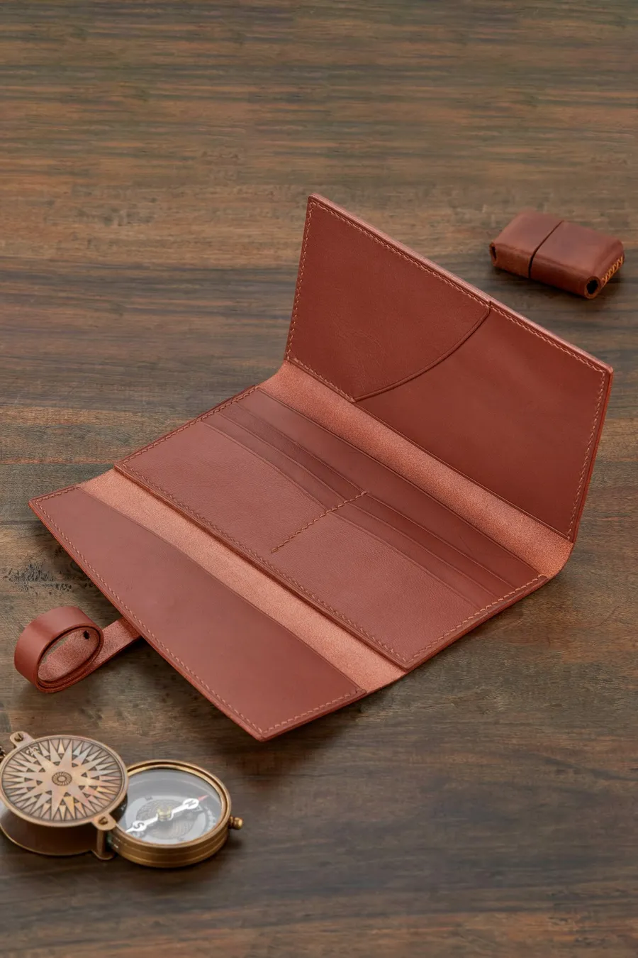 Magnus Kayışlı Deri Cüzdan