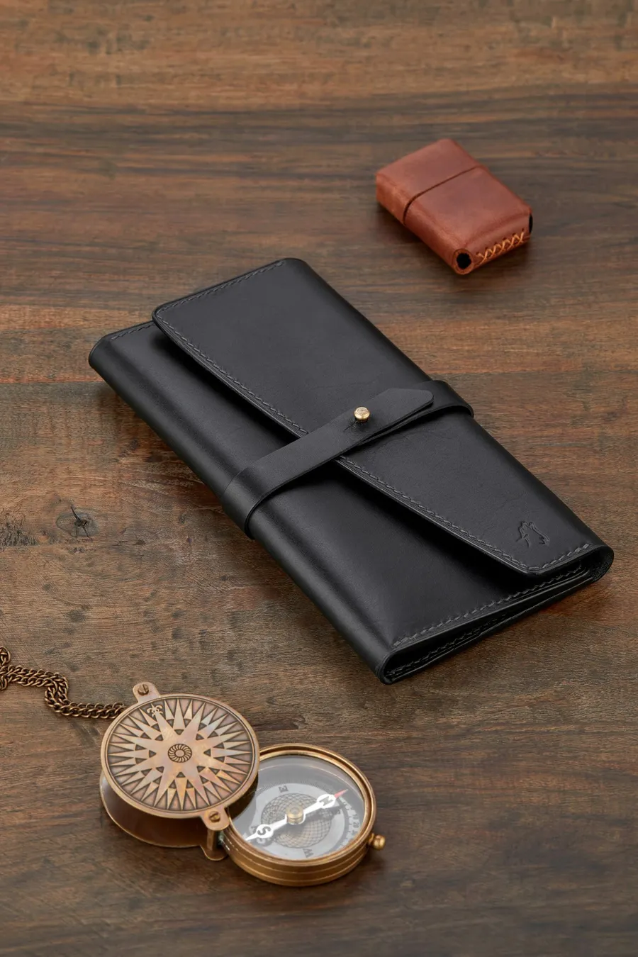 Magnus Kayışlı Deri Cüzdan